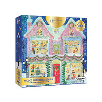 Gibsons 500pc Home For Christmas (Gold)  Jigsaw Puzzle