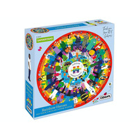 Gibsons 500pc Rainbow Heroes Circular Jigsaw Puzzle