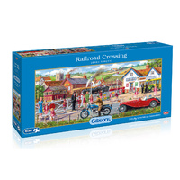 Gibsons 636pc Railroad Crossing 