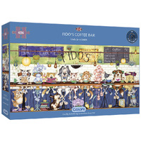 Gibsons 636pc Fido's Coffee Bar Jigsaw Puzzle