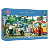 Gibsons 636pc Ice Cream By The River Jigsaw Puzzle