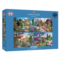 Gibsons 500pc Flora & Fauna 4x Jigsaw Puzzle