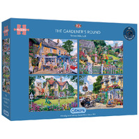 Gibsons 500pc The Gardeners Round 4x Jigsaw Puzzle