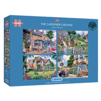 Gibsons 500pc The Gardeners Round 4x Jigsaw Puzzle