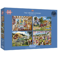 Gibsons 500pc The Farmer's Round 4x Jigsaw Puzzle