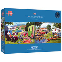 Gibsons 2 x 500pc Caravan Outings Jigsaw Puzzles