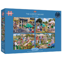 Gibsons 500pc The Florist's Round 4x Jigsaw Puzzle