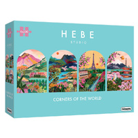 Gibsons 4x500pcs Corners Of The World Jigsaw Puzzle