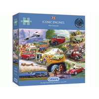 Gibsons 1000pc Iconic Engines Jigsaw Puzzle