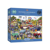 Gibsons 1000pc Motoring Memorabilia Jigsaw Puzzle