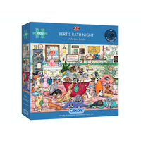 Gibsons 1000pc Bert's Bath Night Jigsaw Puzzle