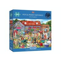 Gibsons 1000pc Pot's & Penny Farthings Jigsaw Puzzle