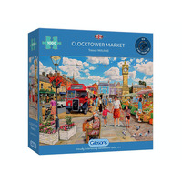 Gibsons 1000pc Clocktower Market Jigsaw Puzzle