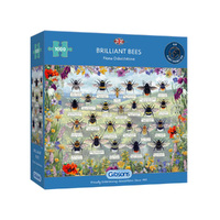 Gibsons 1000pc Brilliant Bees Jigsaw Puzzle