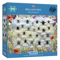Gibsons 1000pc Brilliant Bees Jigsaw Puzzle