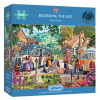 Gibsons 1000pc Boarding The Bus Jigsaw Puzzle