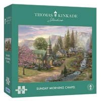 Gibsons 1000pc Sunday Morning Kinkade Jigsaw Puzzle