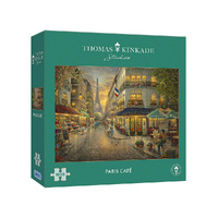 Gibsons 1000pc Paris Cafe Kinkade Jigsaw Puzzle