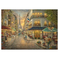 Gibsons 1000pc Paris Cafe Kinkade Jigsaw Puzzle