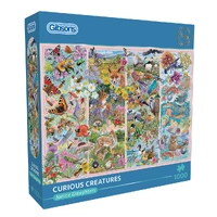 Gibsons 1000pc Curious Creatures Jigsaw Puzzle
