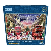 Gibsons Regent Street Christmas 1000pc Jigsaw Puzzle