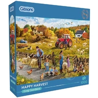 Gibsons 1000pc Happy Harvest Jigsaw Puzzle