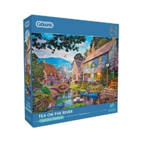 Gibsons 1000pc Tea On The River Jigsaw Puzzle