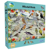 Gibsons RSPB Blissful Birds 1000pc Jigsaw Puzzle