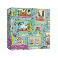 Gibsons 1000pc Famous Felines Jigsaw Puzzle