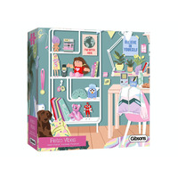 Gibsons 1000pc Retro Vibes Jigsaw Puzzle