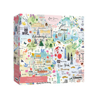 Gibsons 1000pc Wanderlust Jigsaw Puzzle