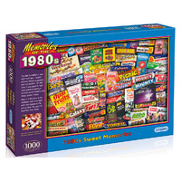 Gibsons 1000pc 1980s Sweet Memories Jigsaw Puzzle