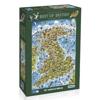 Gibsons 1000pc Best Of Britain Jigsaw Puzzle