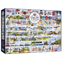 Gibsons 1000pc Cream Teas & Queuing Jigsaw Puzzle