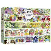 Gibsons 1000pc Wheelbarrows & Wellies Jigsaw Puzzle