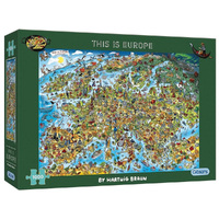 Gibsons 1000pc This is Europe Jigsaw Puzzle