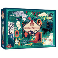 Gibsons 1000pc Book Club Gothic Novels Jigsaw Puzzle