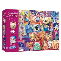 Gibsons 1000pc World Of Cats & Dogs Jigsaw Puzzle