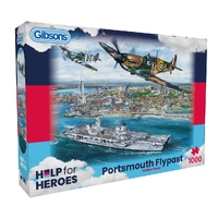 Gibsons 1000pc Portsmouth Flypast Jigsaw Puzzle