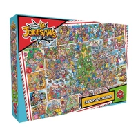 Gibsons 1000pc Jokesaws Christmas Crackers Jigsaw Puzzle