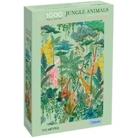 Gibsons 1000pc Art File Jungle Animals Jigsaw Puzzle