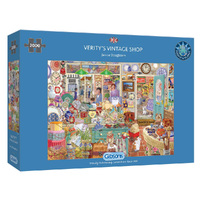 Gibsons 2000pc Verity's Vintage Shop Jigsaw Puzzle