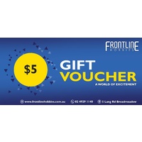 $5 Gift Voucher card