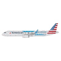 Gemini Jets 1/400 American Airlines A321S N167AN "Flagship Valor"/"Medal of Honor" Diecast Aircraft