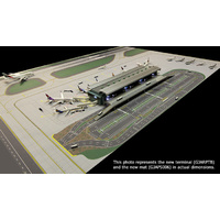 Gemini Jets 1/400 Airport Terminal Set B Diecast Aircraft