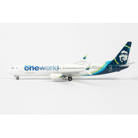 Gemini Jets 1/400 Alaska Airlines B737-900ER N487AS (oneworld livery) Diecast Aircraft