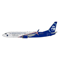 Gemini Jets 1/400 Alaska Airlines B737-800S N570AS "Honoring Those Who Serve" Diecast Aircraft