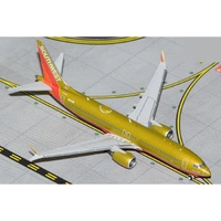 Gemini Jets 1/400 Southwest Airlines B737 MAX 8 N871HK "Herbert D. Kelleher" gold retro Diecast Aircraft