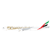 Gemini Jets 1/400 Emirates B777-300ER A6-EGE (UAE 50th Anniversary Livery) Diecast Aircraft