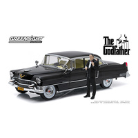 Greenlight 1/18 The Godfather (1972) 1955 Cadillac Fleetwood Series 60 w/Don Corleone Figure 13531 Diecast